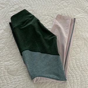 OUTDOOR VOICES TRI COLOR LEGGINGS